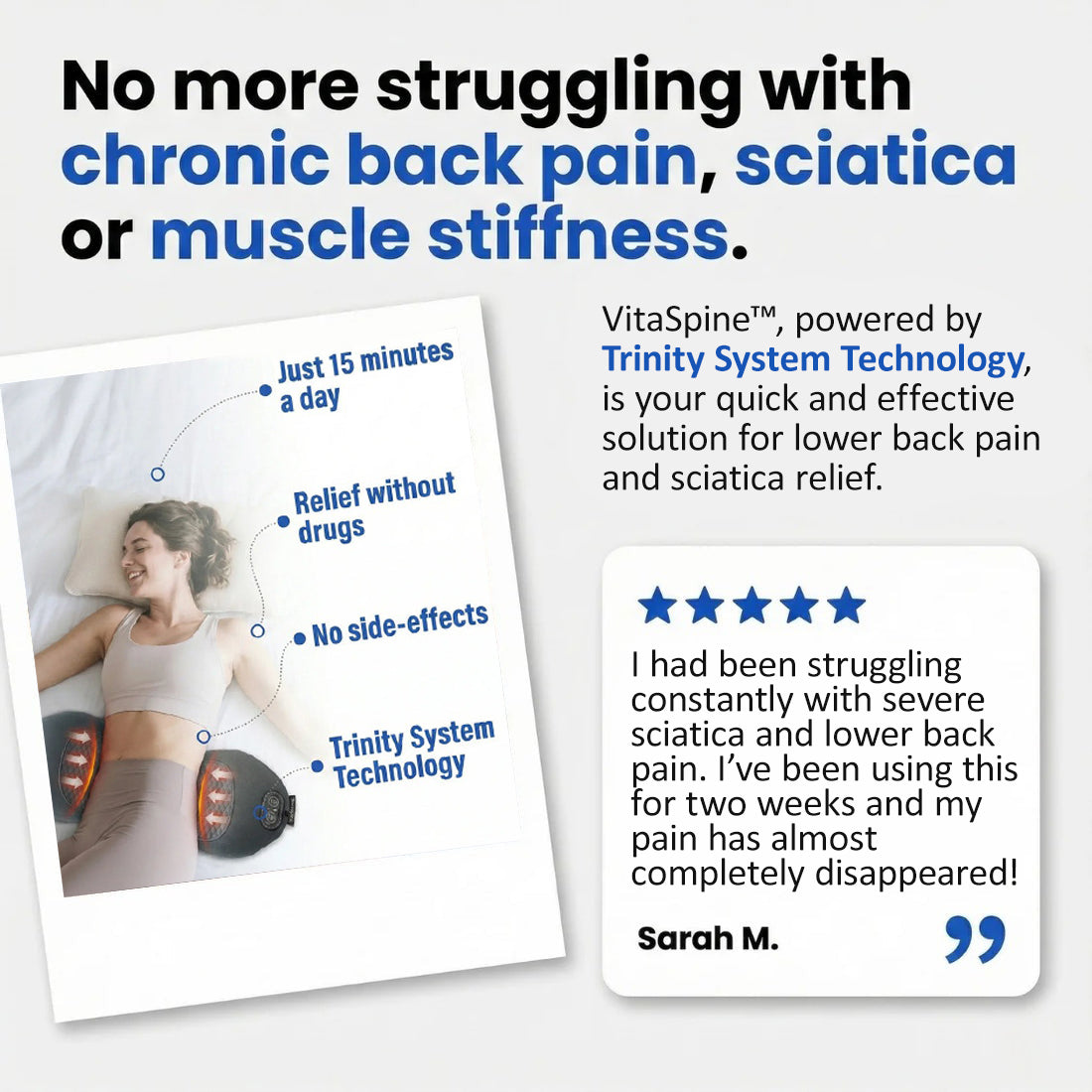 VitaSpine™ – Advanced 3-in-1 Back Pain Relief System